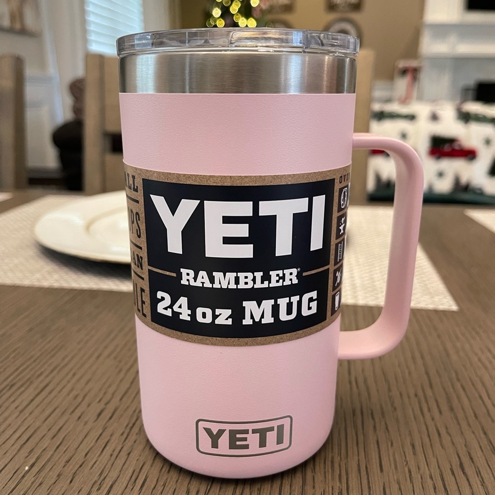 Ice Pink Yeti 24oz with Handle